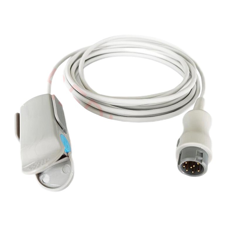 3m 8pin Reusable Nellcor Oximax Tech SpO2 Sensor Adult Clip Compatible Mindray