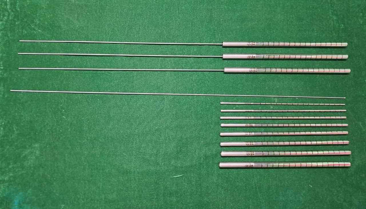 4 Set Laparoscopic PCNL/Alkine Telescopic Metal Dilator Set Reusable Instruments