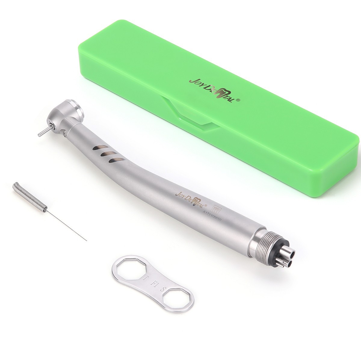 AZDENT Dental (Optic LED E-generator ) High Speed Handpiece Air Turbine 4/2Holes