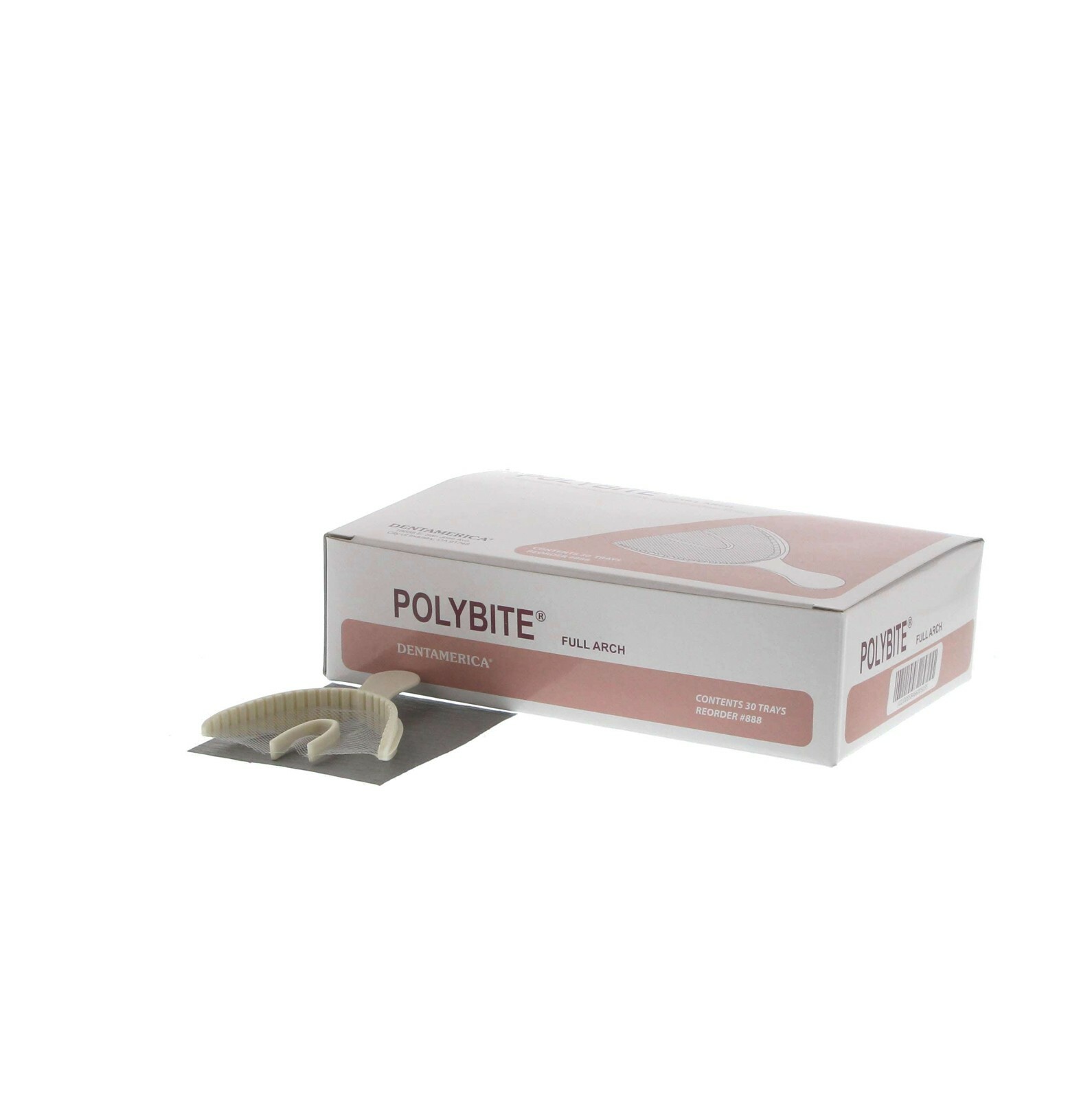 60pcs DentAmerica Polybite Disposable Impression Bite Trays–Full Arch