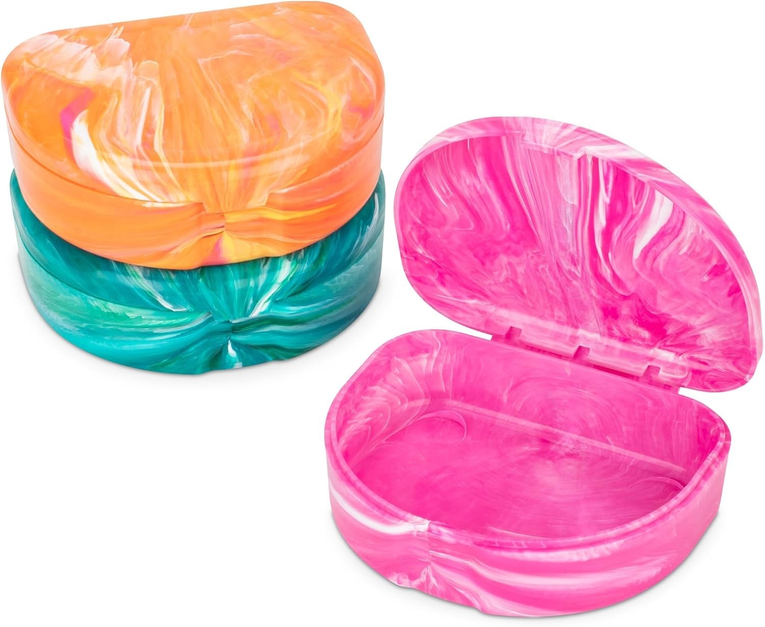 3-Pack Marble Aligner Holders – Stylish, Breathable with ID Stickers Included