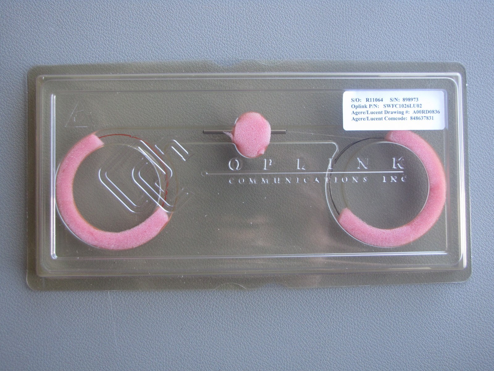 Oplink SWFC1026LU01 L-Band 1×2 2% coupler 1570 ~ 1608 nm