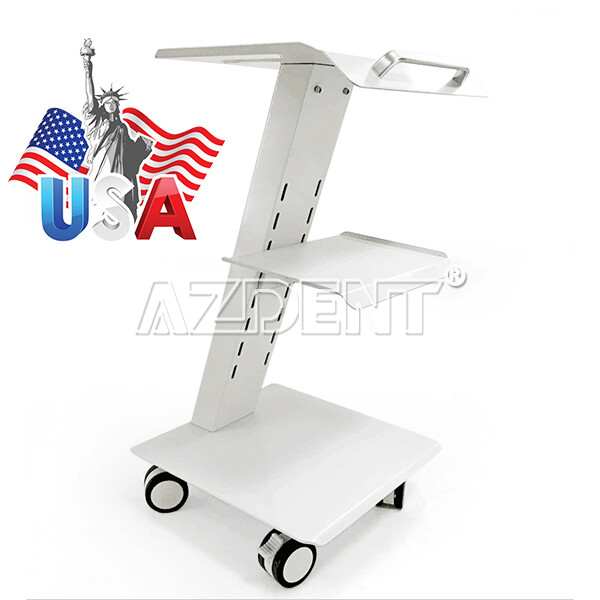 Medical Dental Trolley Built-in Socket Cart/Doctor Adjustable Stool Mobile Chair