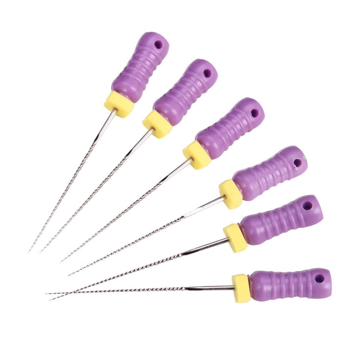Dental Endo Root Canal Files Stainless Steel K-Files Hand Use 25/21mm AZDENT