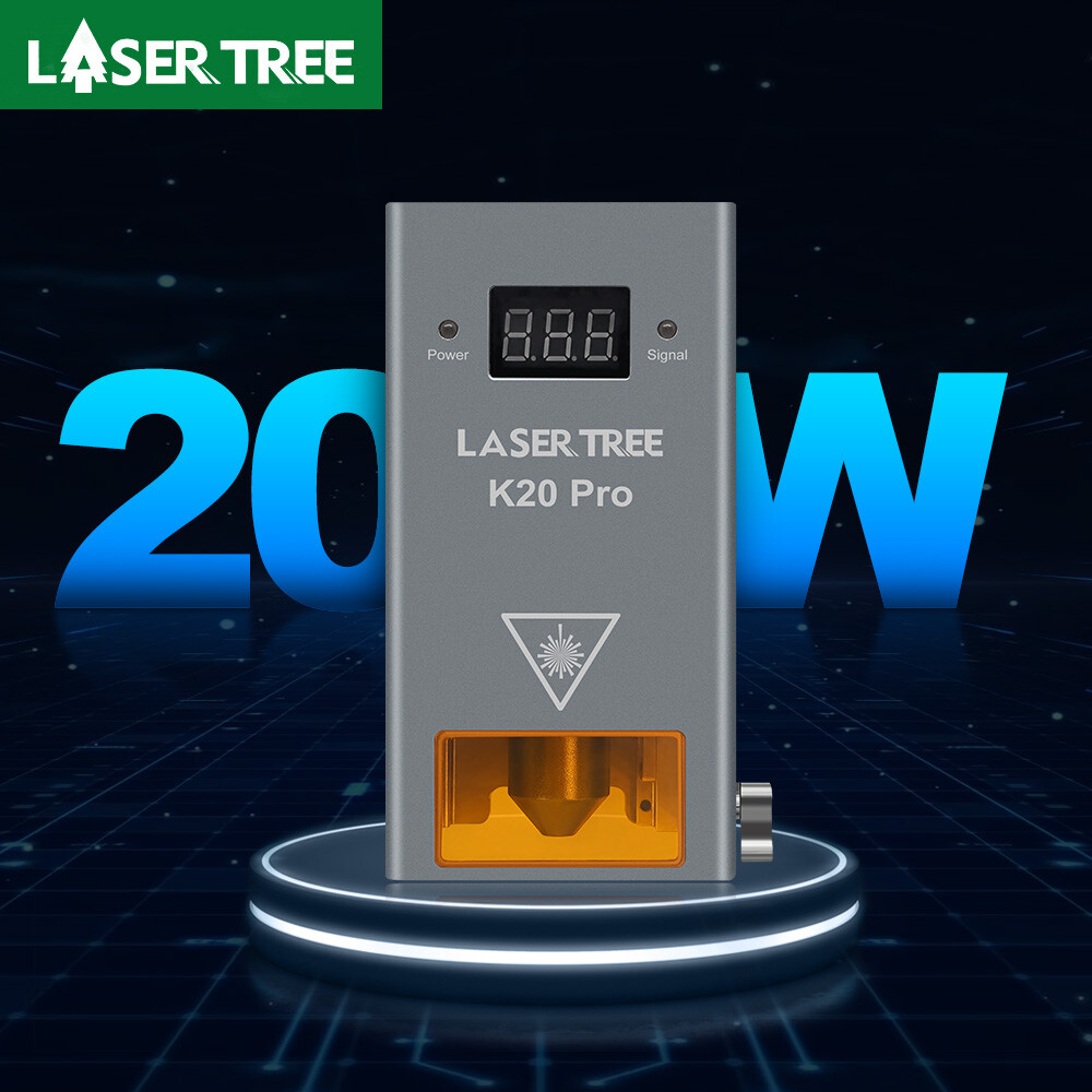 LASERTREE Optical Power 20W 30W 40W 60W Laser Head Cutting Engraver Module Tools