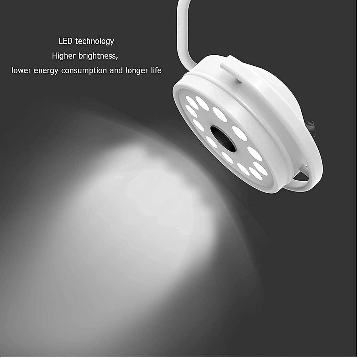 Dental Medical 36W LED Ceiling Mounted Exam Cold Light Shadowless Lamp 800mm US