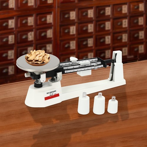 Triple Beam Scale ‎Indoor Mechanical Balance Scale Lab Scale 2610g/5.75lbs