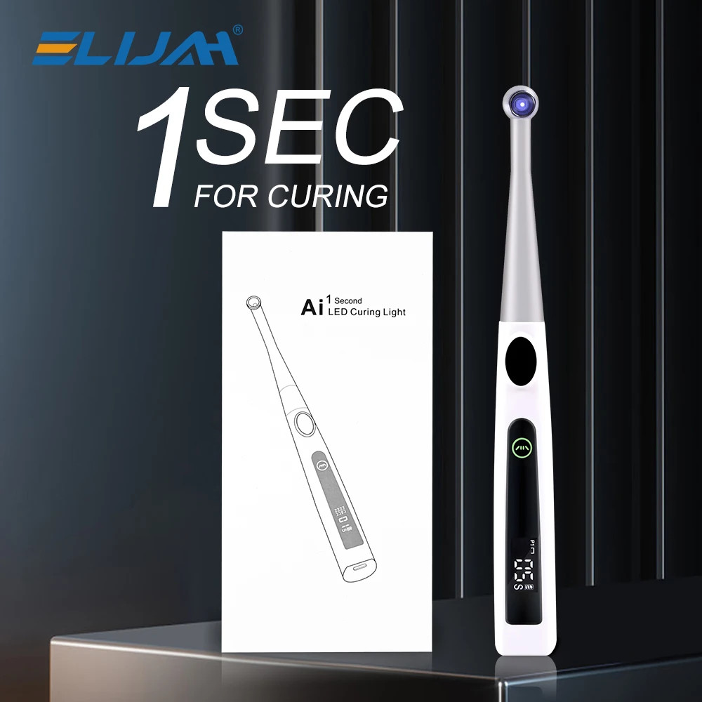Dental Cordless LED Light Cure Lamp Metal Head 1S LED Curing Light Photopolymer