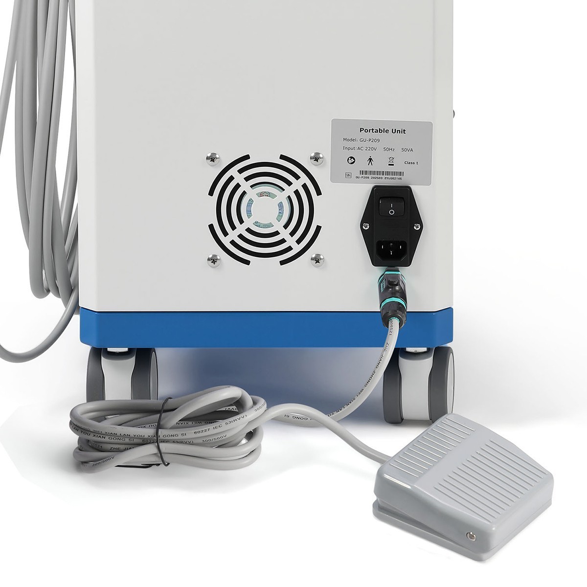 FDA Portable Dental Delivery Unit System Compressor Scaler Curing High Suction