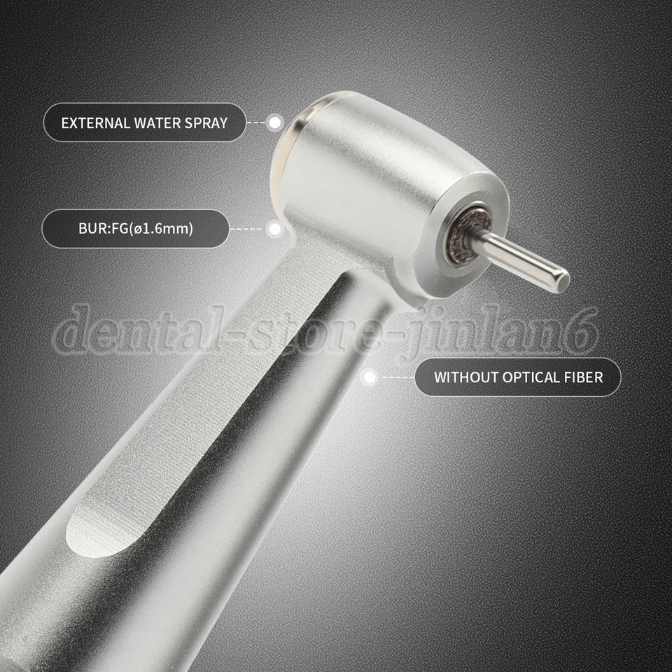 Dental FG 1.6mm Slow Low Speed Contra Angle Handpiece Friction Grip Push Type