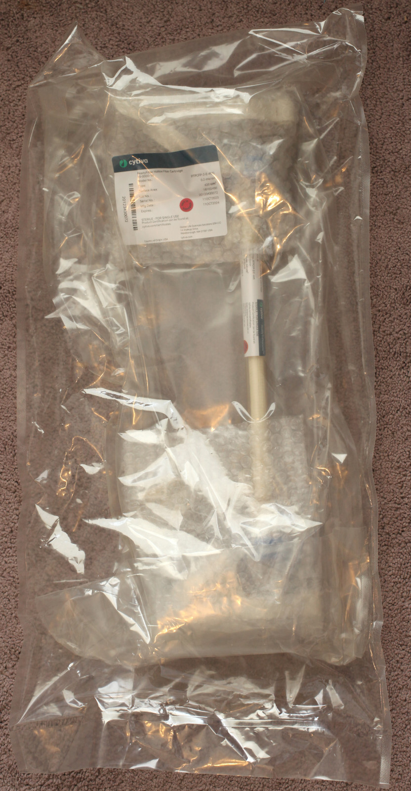 New Cytiva ReadyFilter Hollow Fiber RTPCFP-2-E-4MS 420 cm2 Expired 11/2024