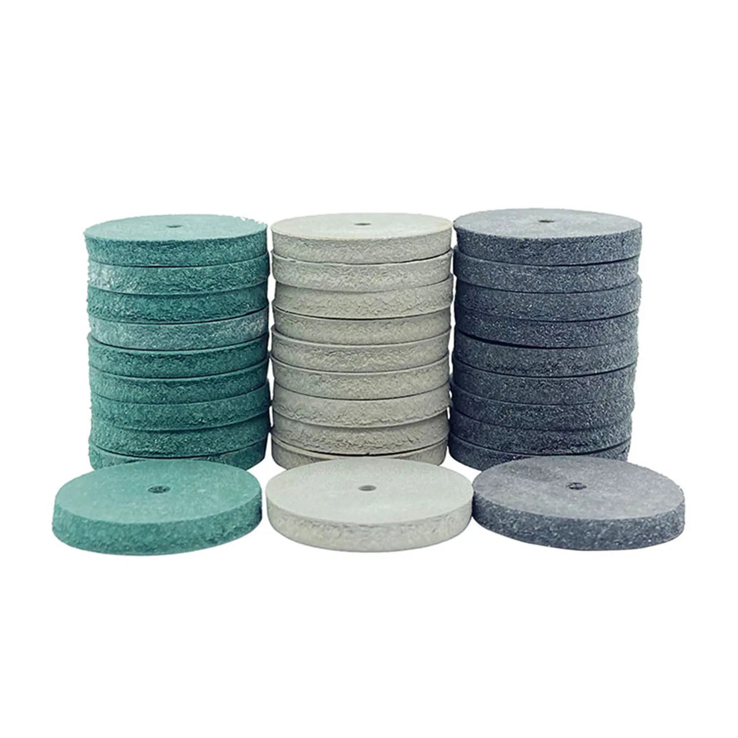 40pcs Rubber Polishing wheels Dental Jewelry Rotary Tool Polisher mixed colors