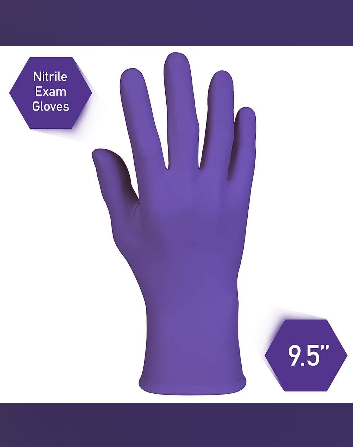 Halyard Kimtech PURPLE NITRILE Exam Gloves XL Case of 900 Medical EMS Lab #55084