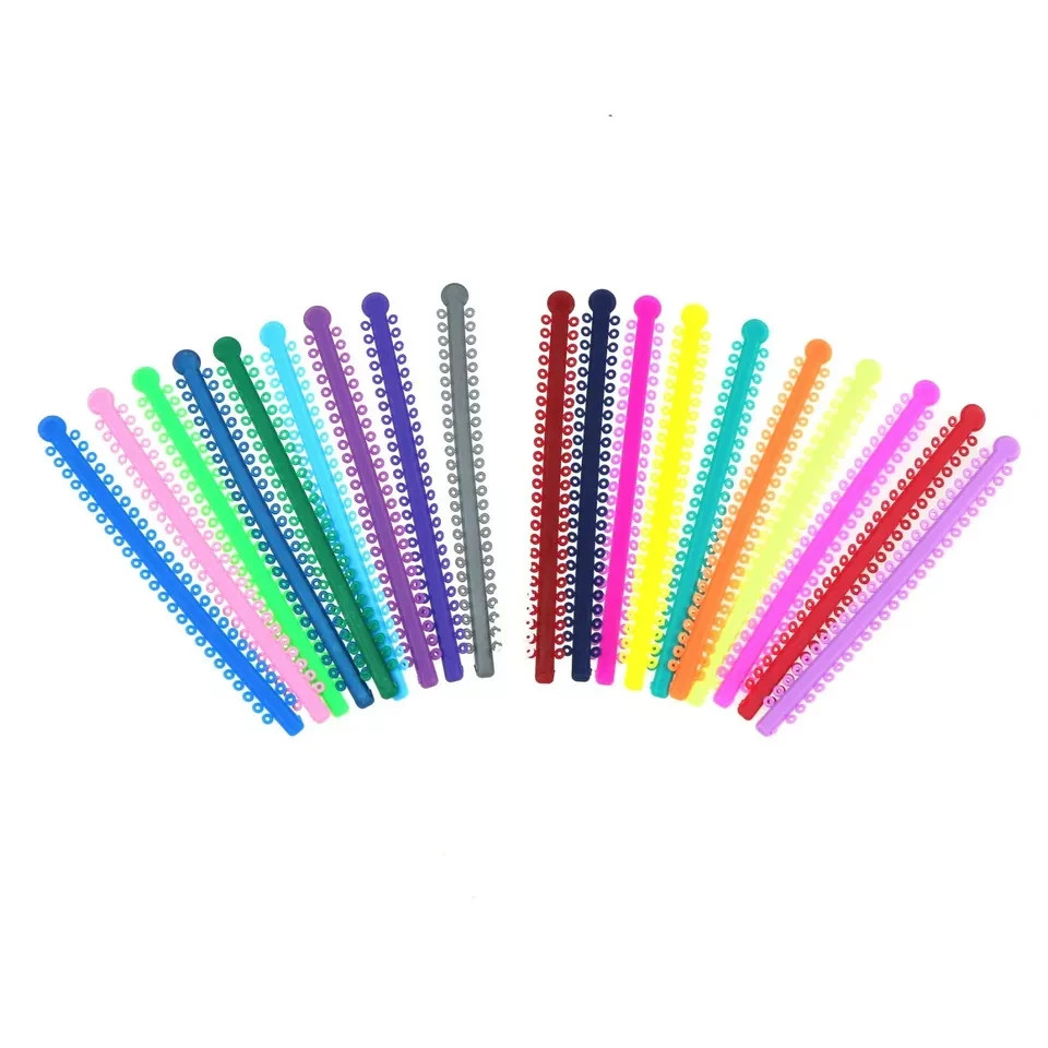 1000 Pcs Dental Orthodontic Ligature Ties Braces Elastics Rubber Bands Ligadura