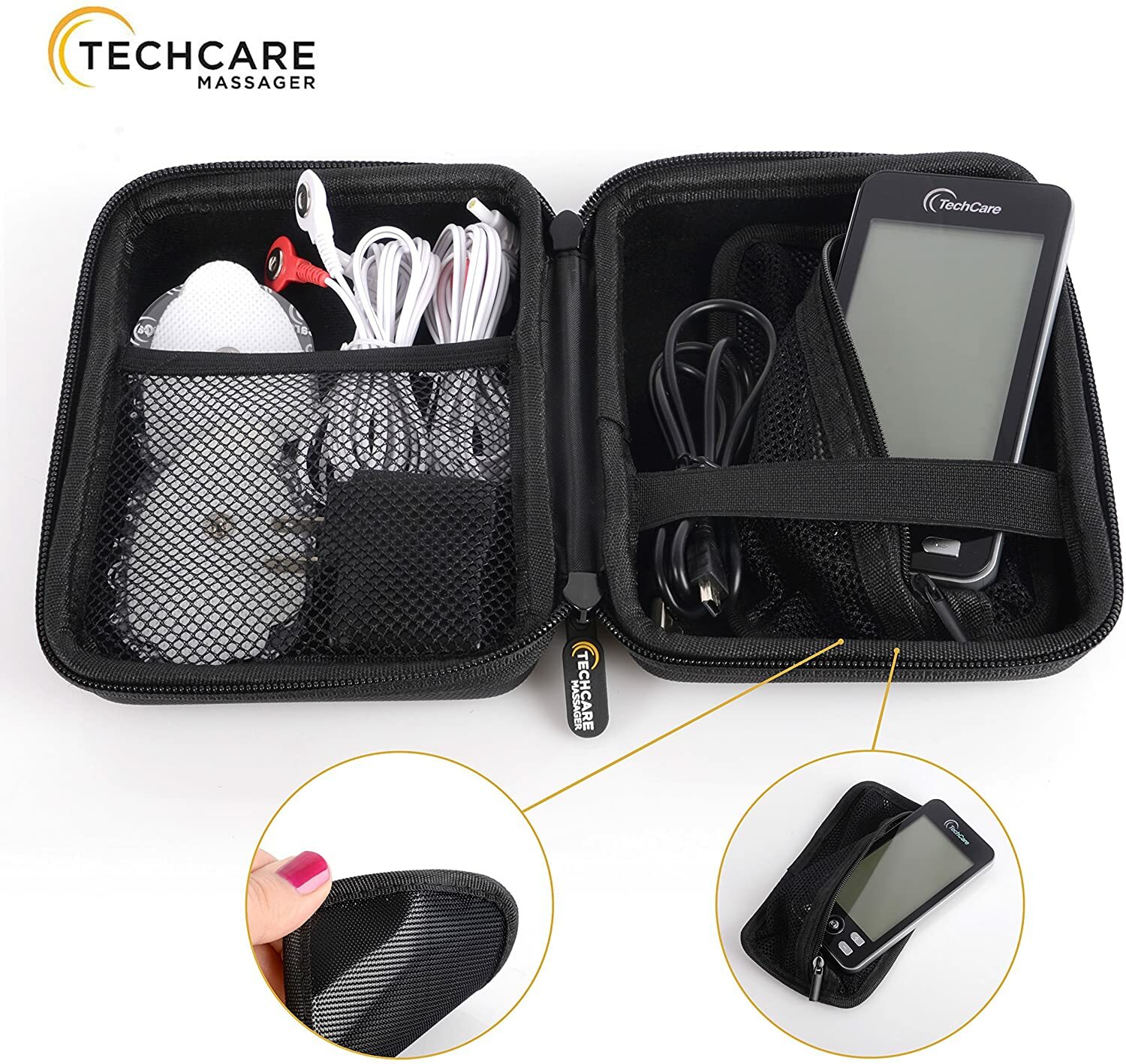 Rechargeable Tens EMS Unit Massager Muscle Stimulator Dual Channel Rechargeable