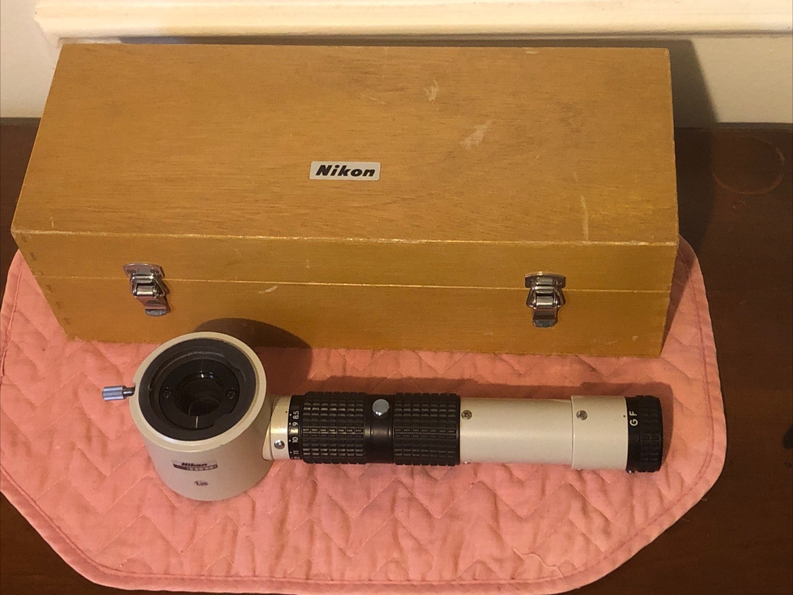 Nikon Drawing Tube Lucida 1.25x Magnification With Wooden Box – Tested
