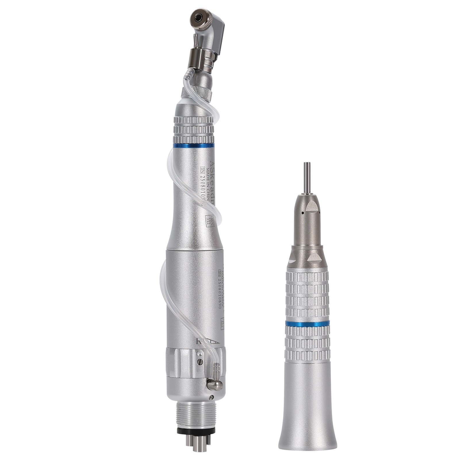 E-Type 4Hole 3 Sets Dental Slow Speed Handpiece Contra Angle Straight Air Motor