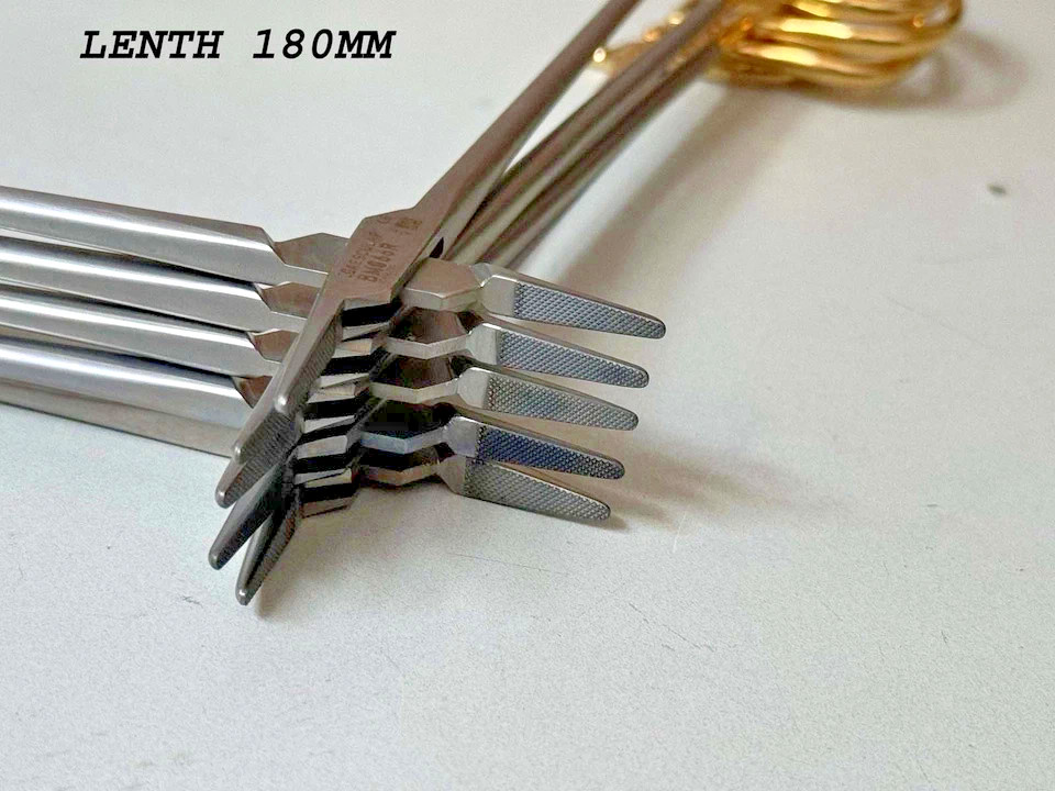 Aesculap BM066R ( LOT OF 5 ) 180mm Needle Holder FINE GRIP 7″ FOR SURGICAL