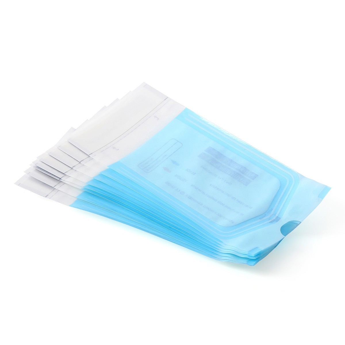 200pcs/Box Dental Self-Sealing Sterilization Pouches Bags Nail Art Tool 2.25”x5”