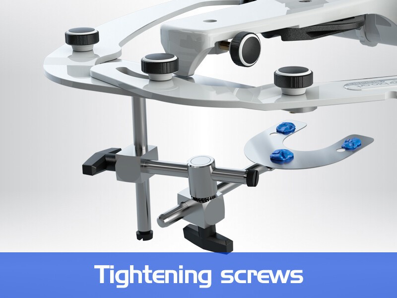 A7 Plus High Precision Elite Semi-Adjustable Arcon Type Articulator w Facebow