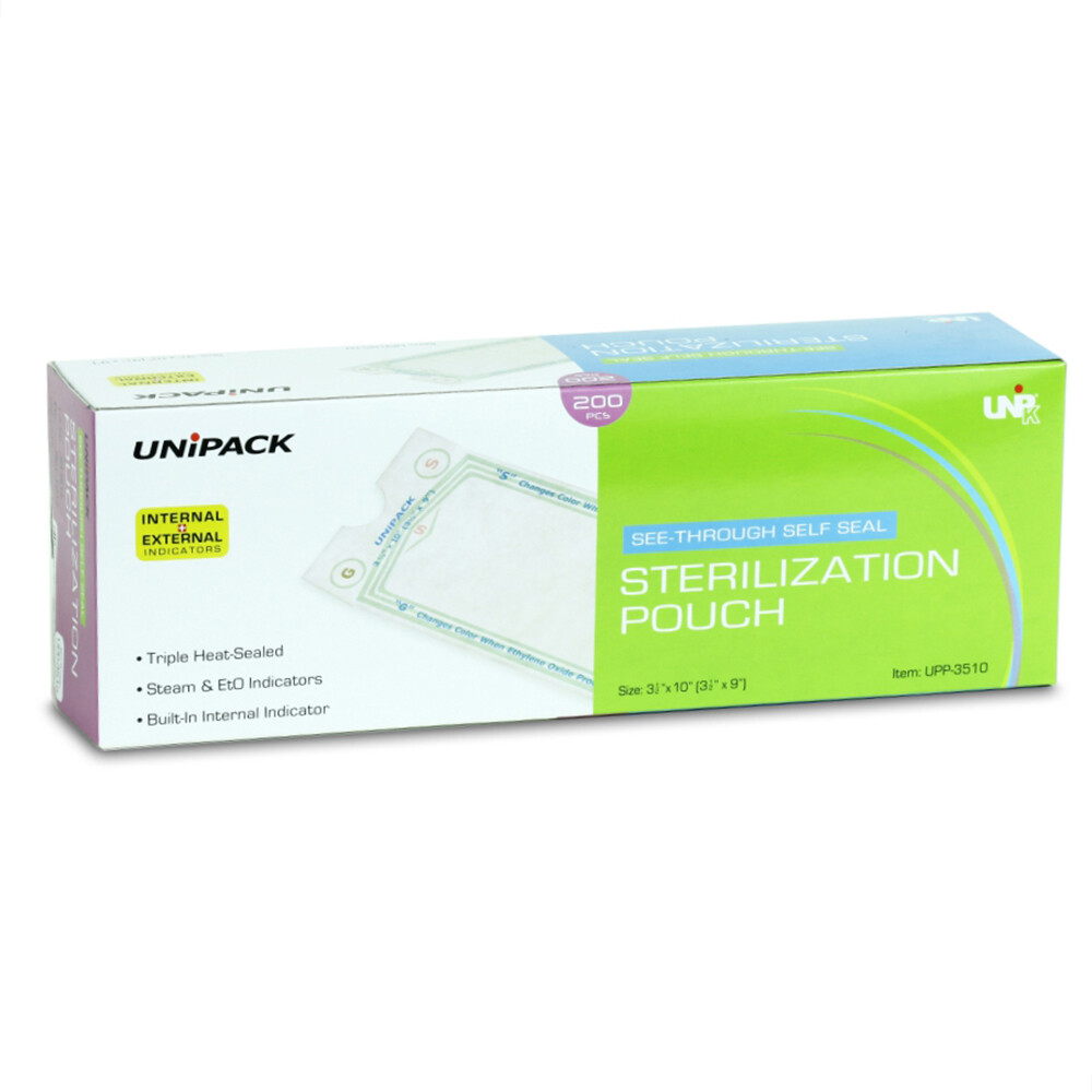 Dukal UPP-5211 UniPack Sterilization Pouches 5.25″ X 11″ 200/Pk