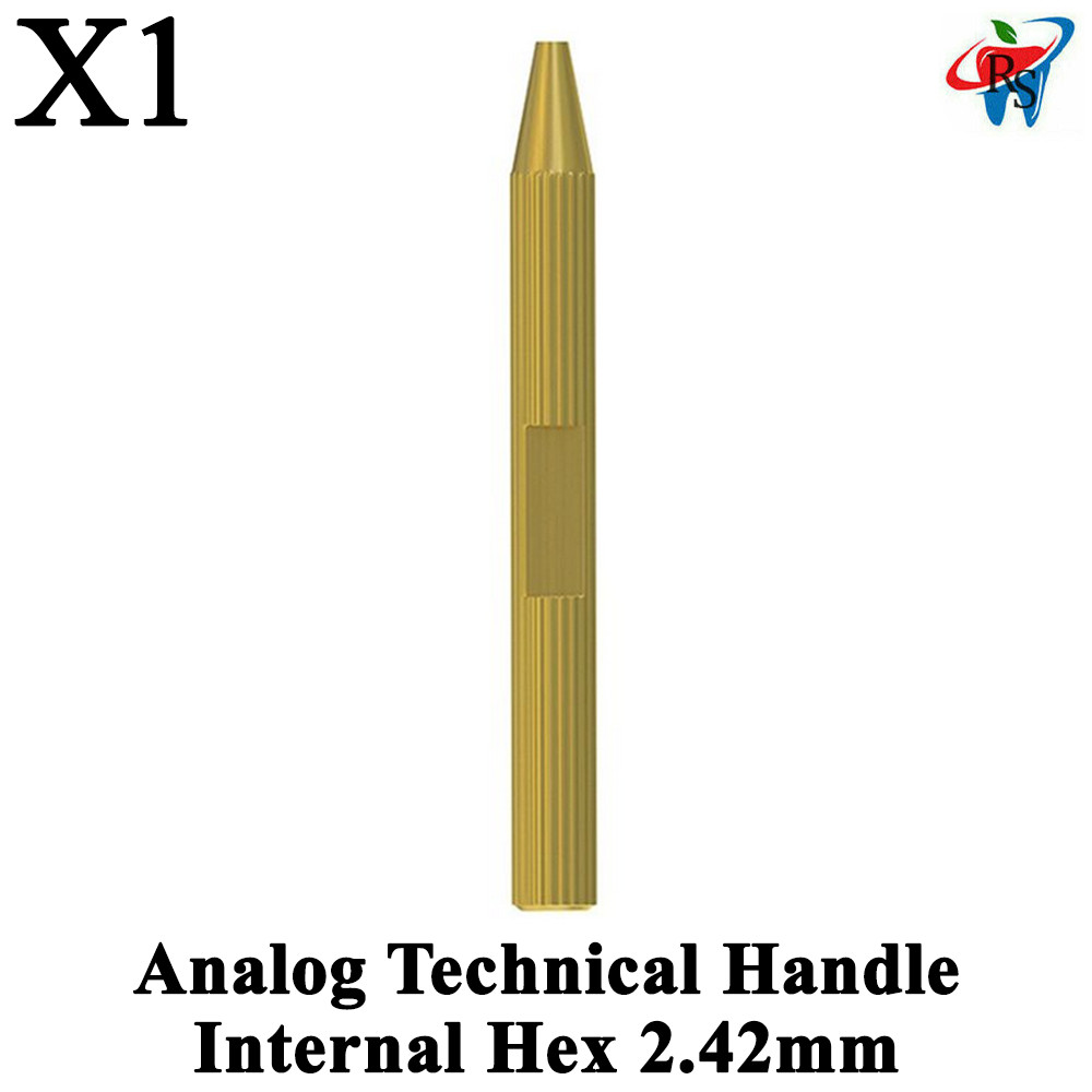 1pcs Dental Analog Technical Handle For Internal Hex 2.42mm Tools Impl ant