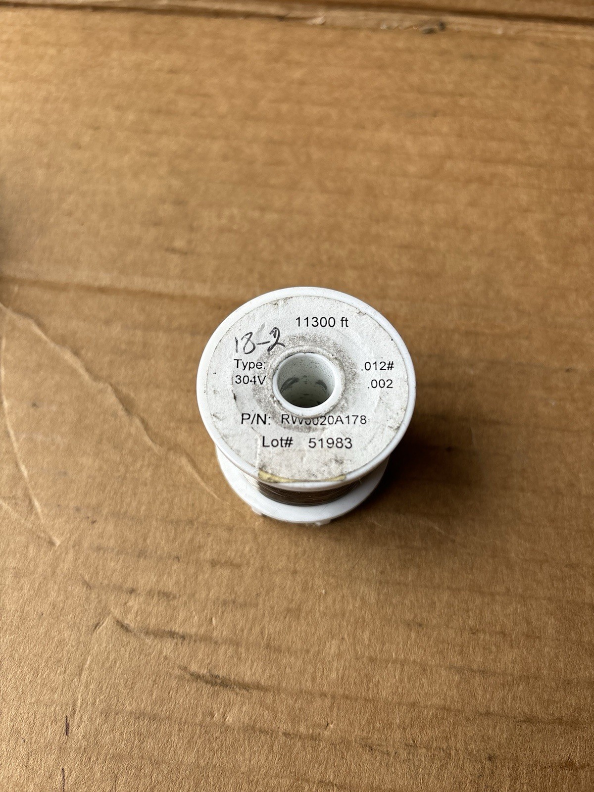 FORT WAYNE METALS 340v 11,300 FT-P/N: RV0020A178 Lot #51983 ( .012#.002)