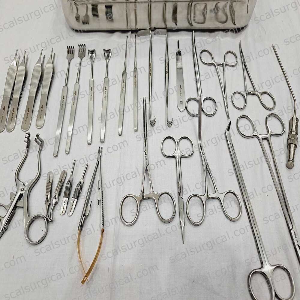 AV Fistula Set of 30 Pcs for Arteriovenous Surgery Sugrical Instruments Set