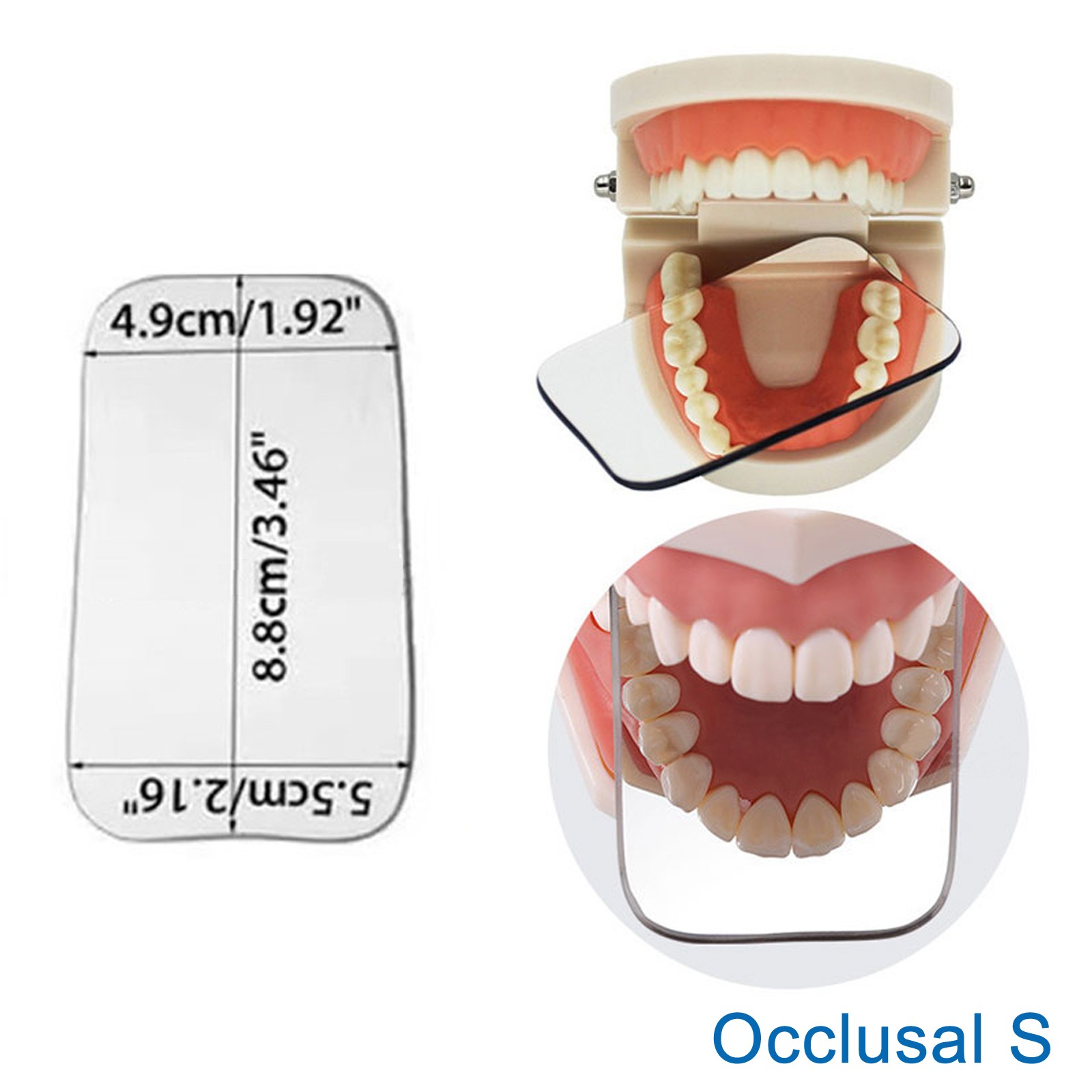 1*Glass Dental Orthodontic Photo Mirrors Intraoral Oral Mouth Mirror FDA