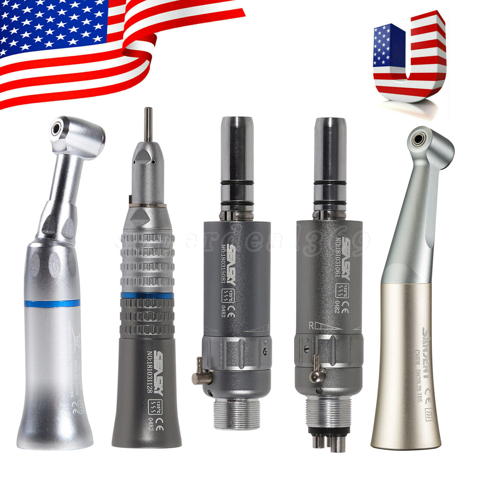 NSK type Dental Slow Low Speed Handpiece Contra Angle Straight 2/4 H Micromotor