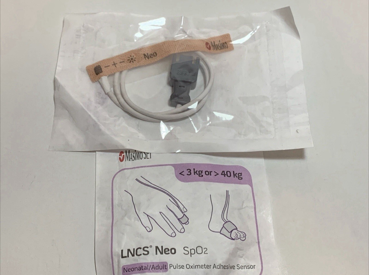 LNCS Compatible Masimo SpO2 Disposable Neonate / Adult – 4 Counts