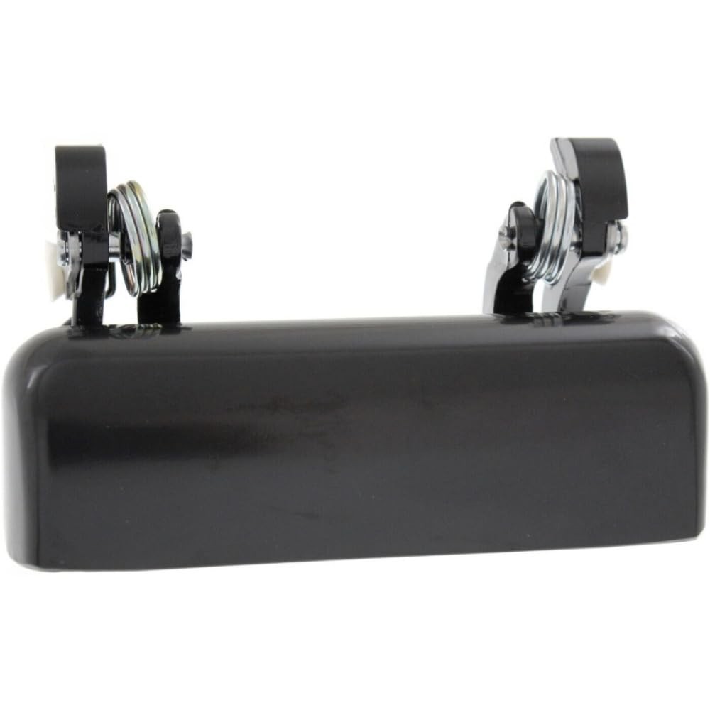 Exterior Door Handle Front Left Right 2pcs Black Textured No Key Hole 221-6546