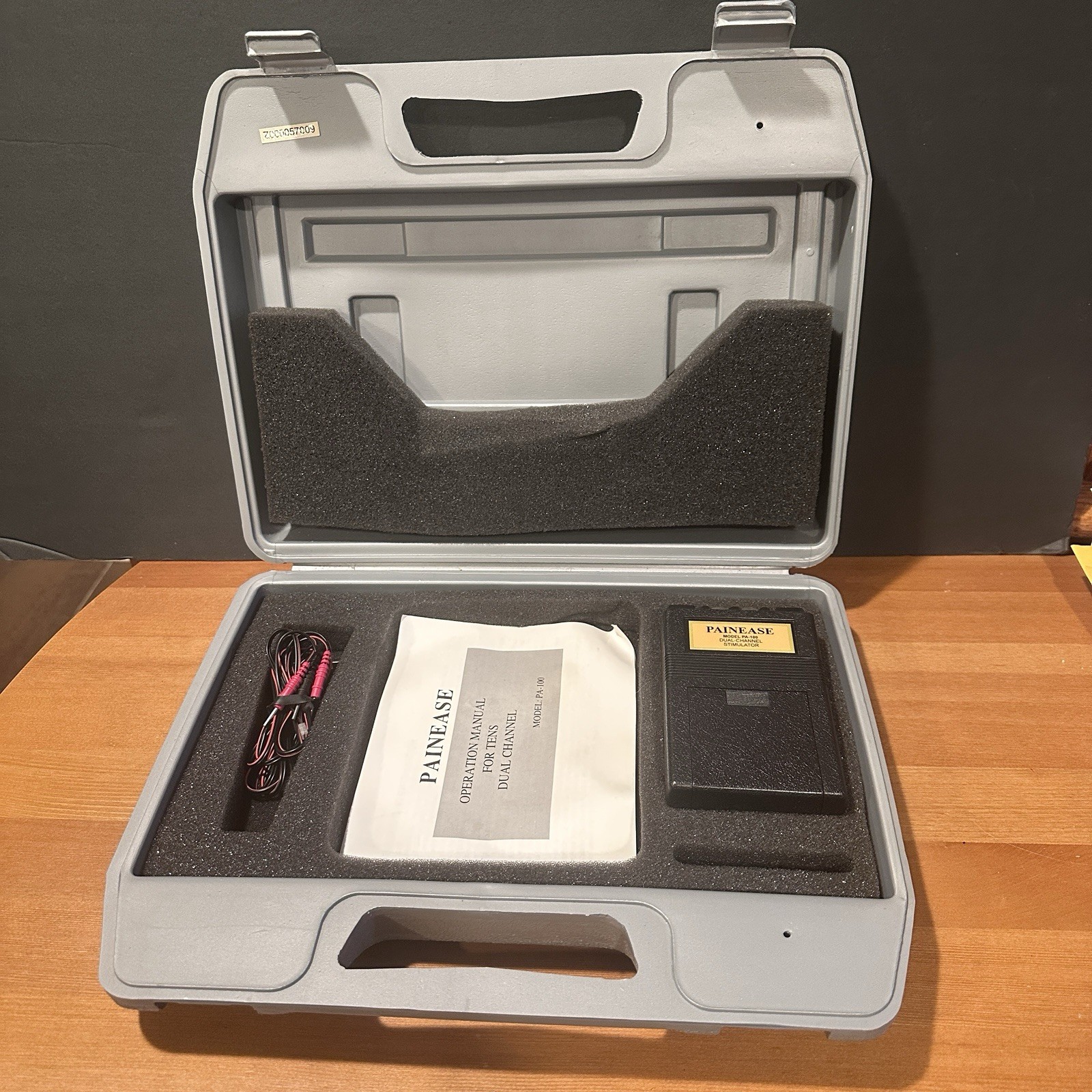Vtg Painease PA 100 Dual Channel TENS Unit Pain Therapy Stimulator Case Manual