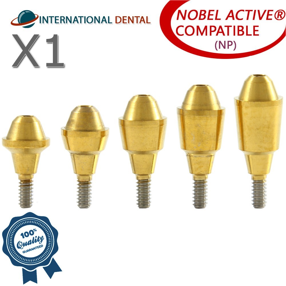 Straight Multi Unit 1.6mm System Prosthetic Active Hex (NP) Dental Fixture