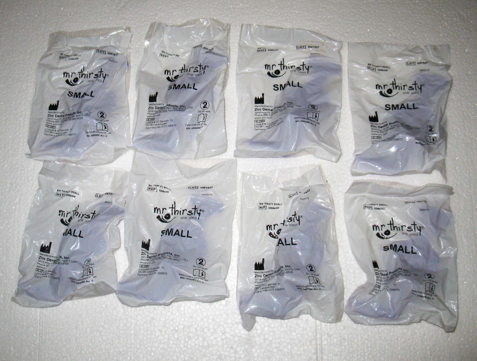 Lot 8 Zirc Mr Thirsty One Step Hands Free Isolation Dental Device SM USA Seller