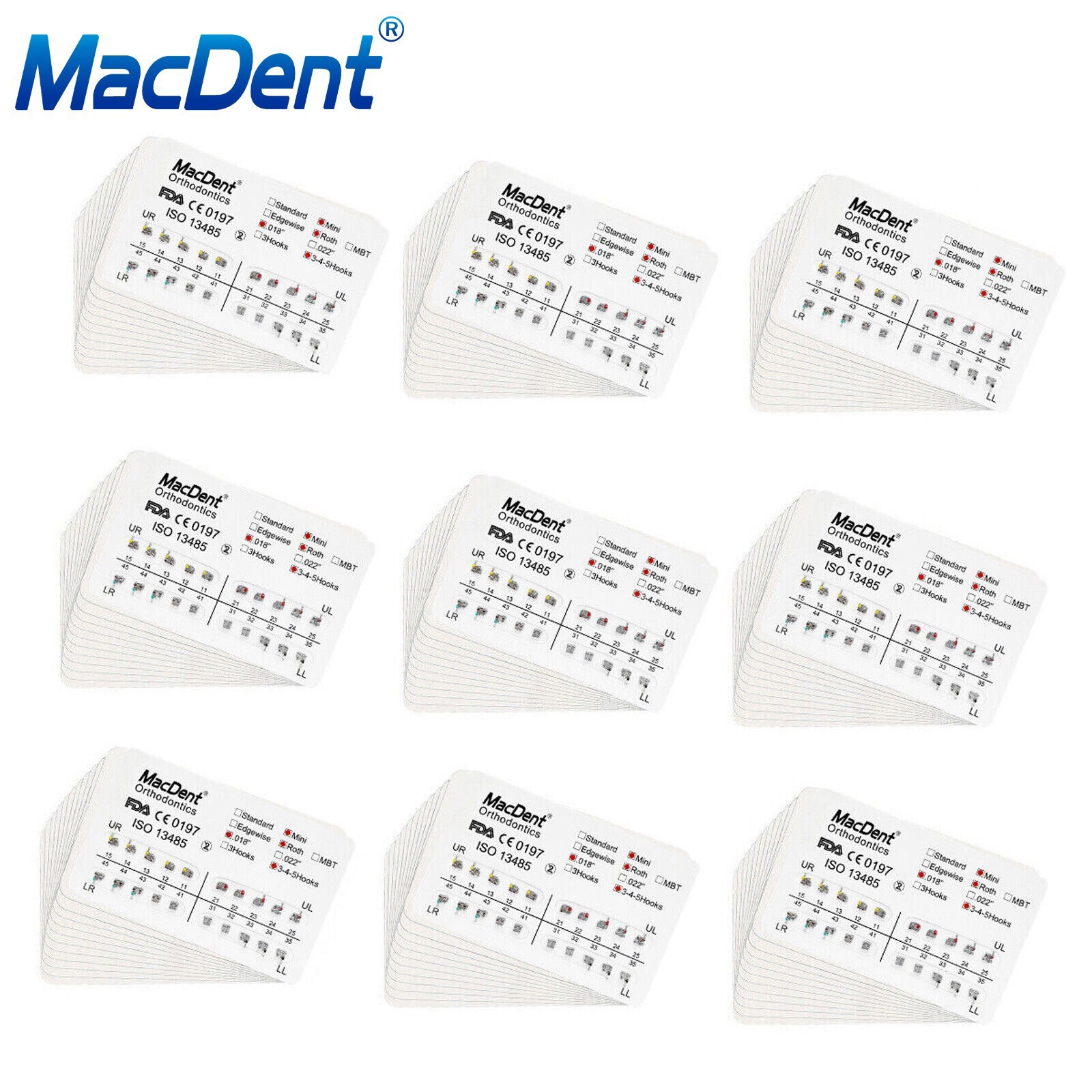 Dental Orthodontic Brackets