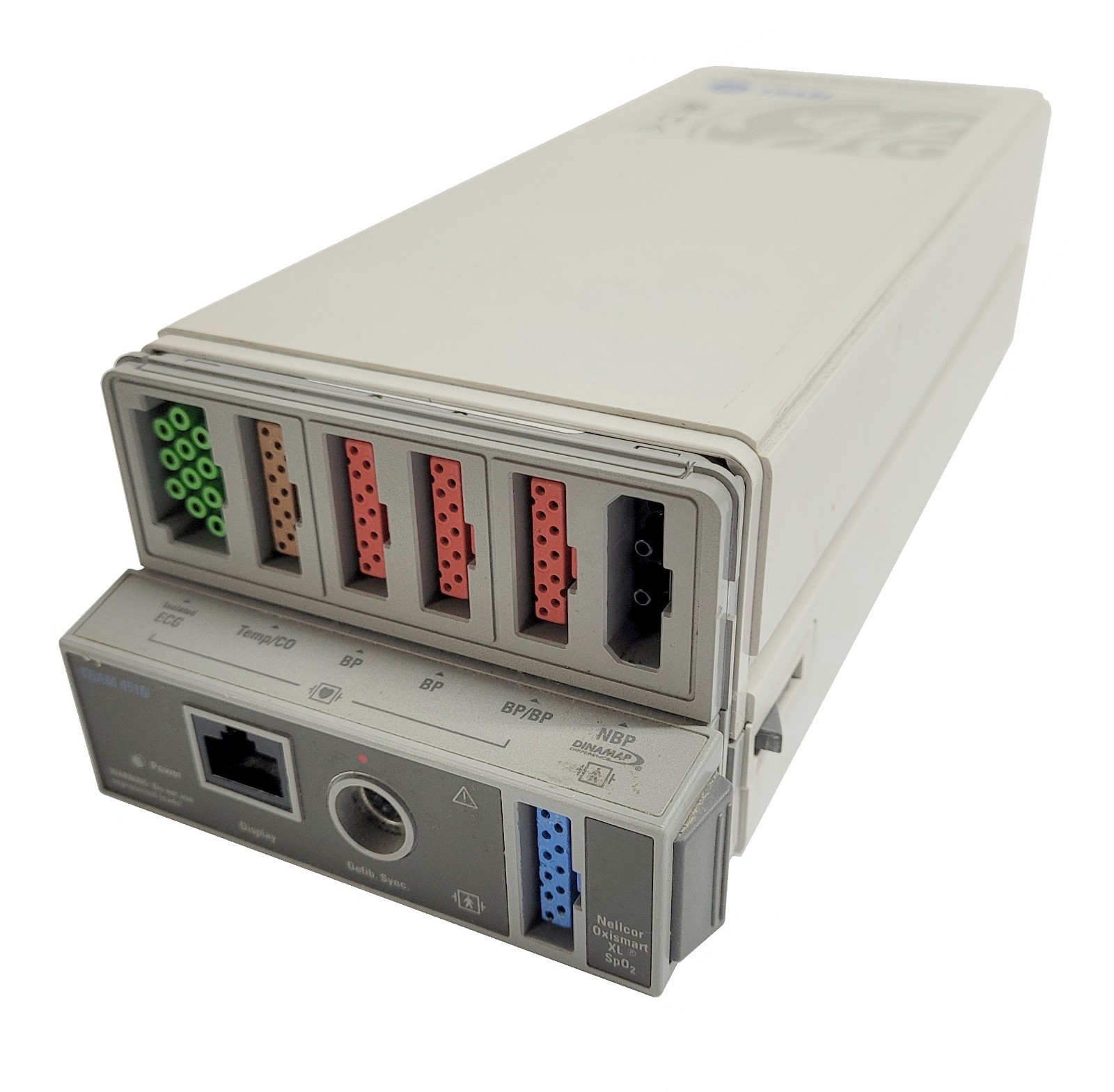 GE Tram 451N Patient Vital Signs Monitor Module Nellcor Oximax ECG,BP,SpO2, Temp