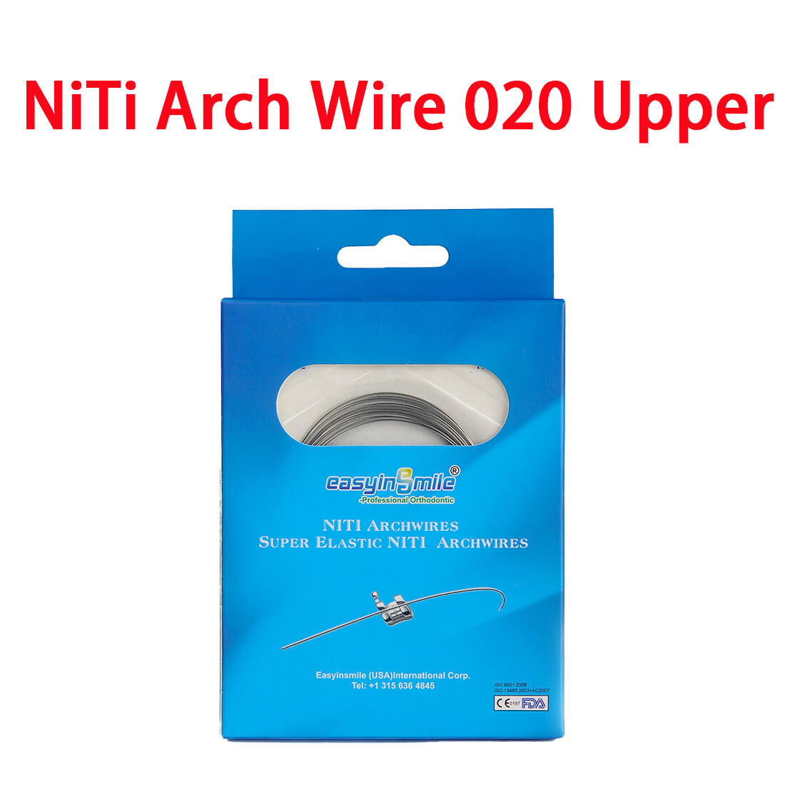 10Pack Dental Orthodonic Super Elastic Niti Round Arch Wire Natural Easyinsmile