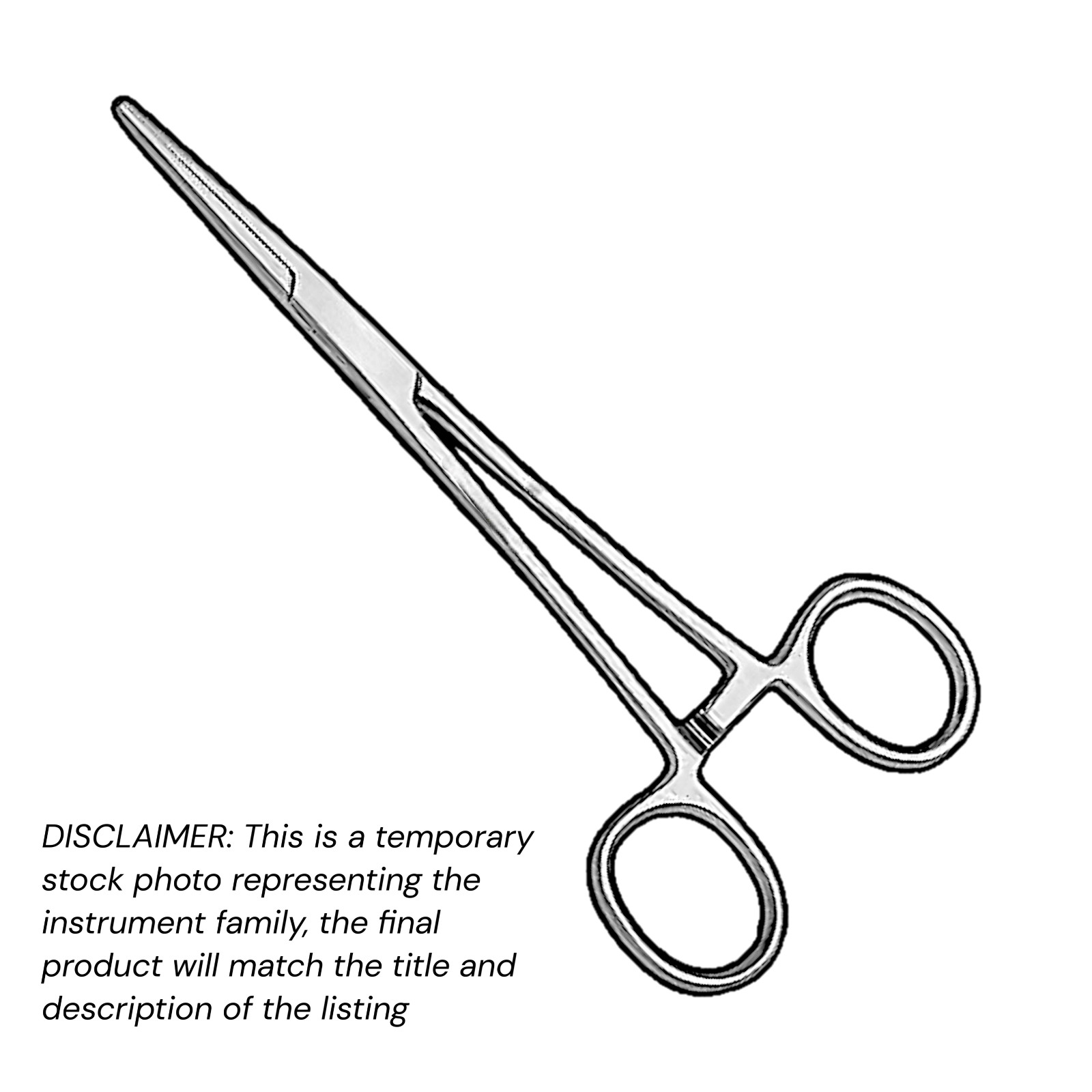 2 pcs Rankin-Crile Hemostat Forceps 6.25″ Straight SS Volaris Economy Grade