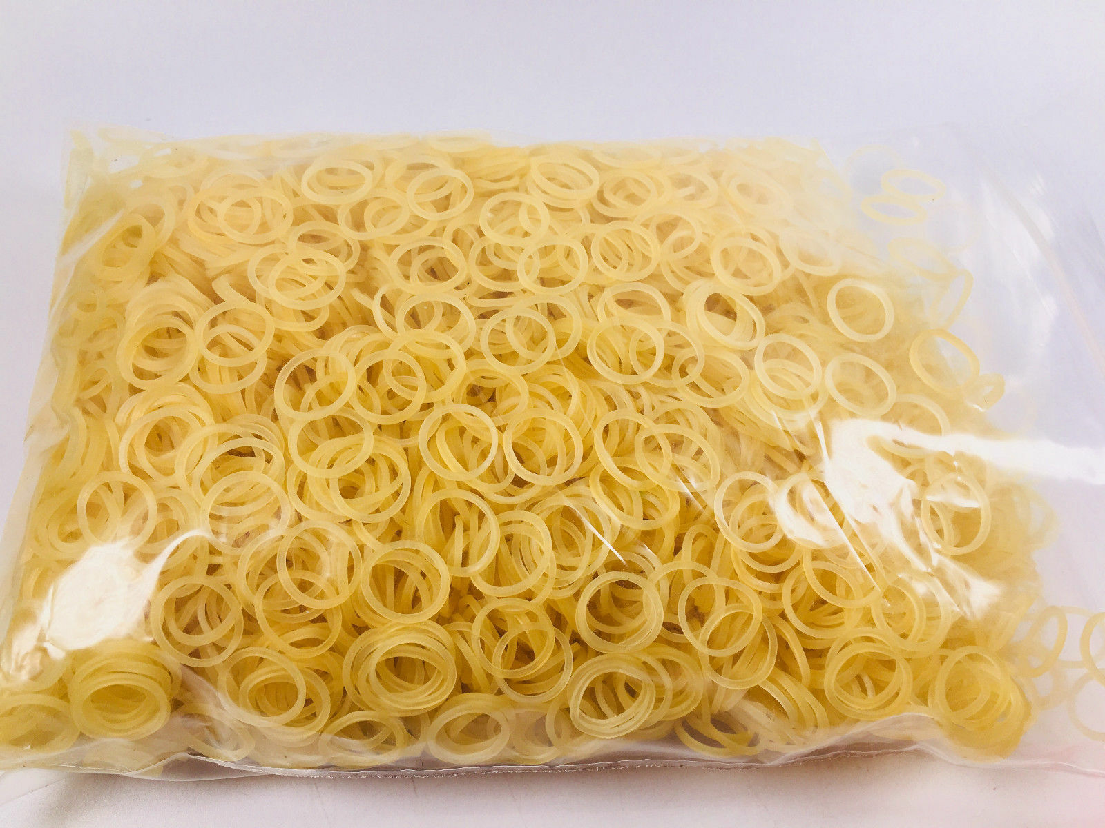 Dental Orthodontic Elastics Rubber Bands Ties 2.5OZ For Ortho Bracket Yellow