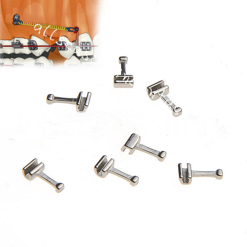 10 Pcs/Pack Dental Orthodontic Crimpable Hook Long/ Medium/Short Type Option