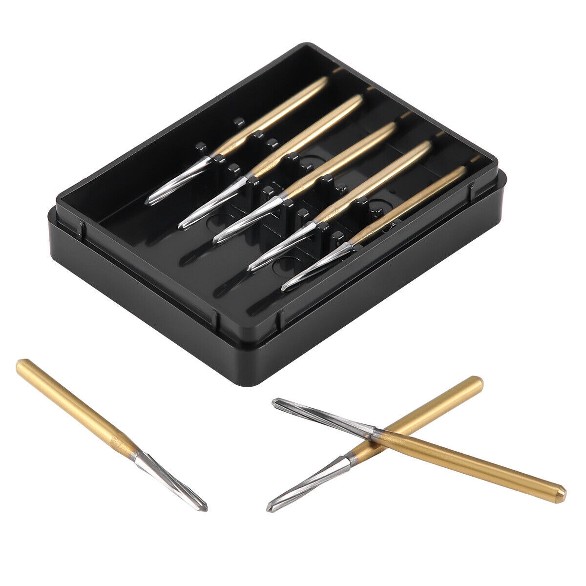 Dental Surgical Endo-Z Carbide Tungsten Steel Drills Burr FG Gold Bur 21/25/28mm