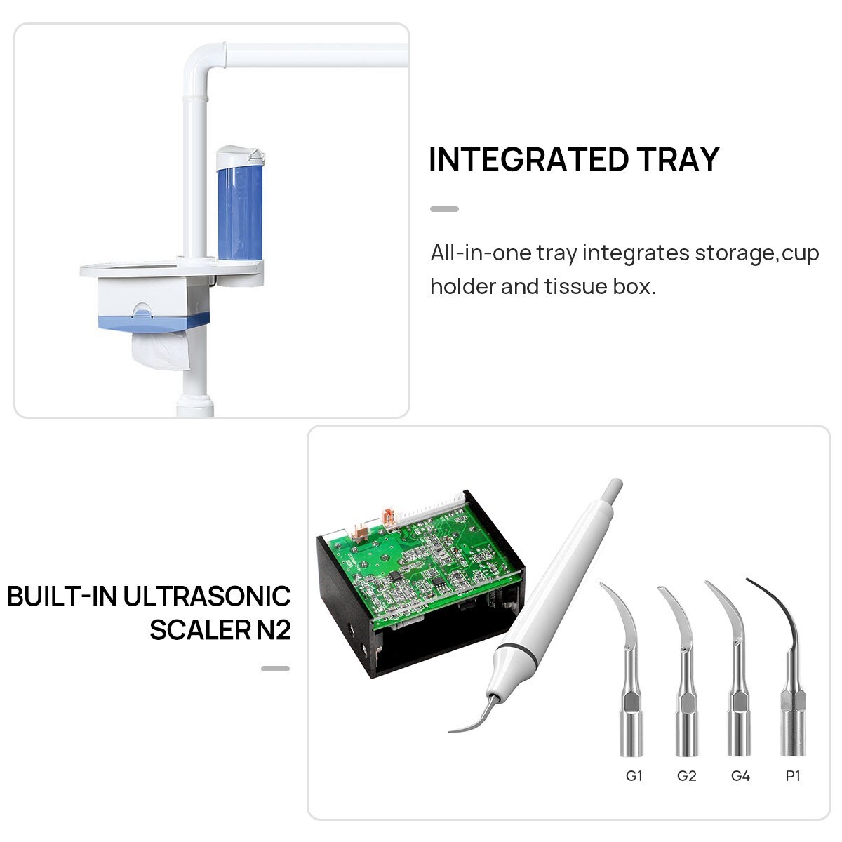 Unidad de silla dental Control de computadora /Unidad de entrega móvil Cart