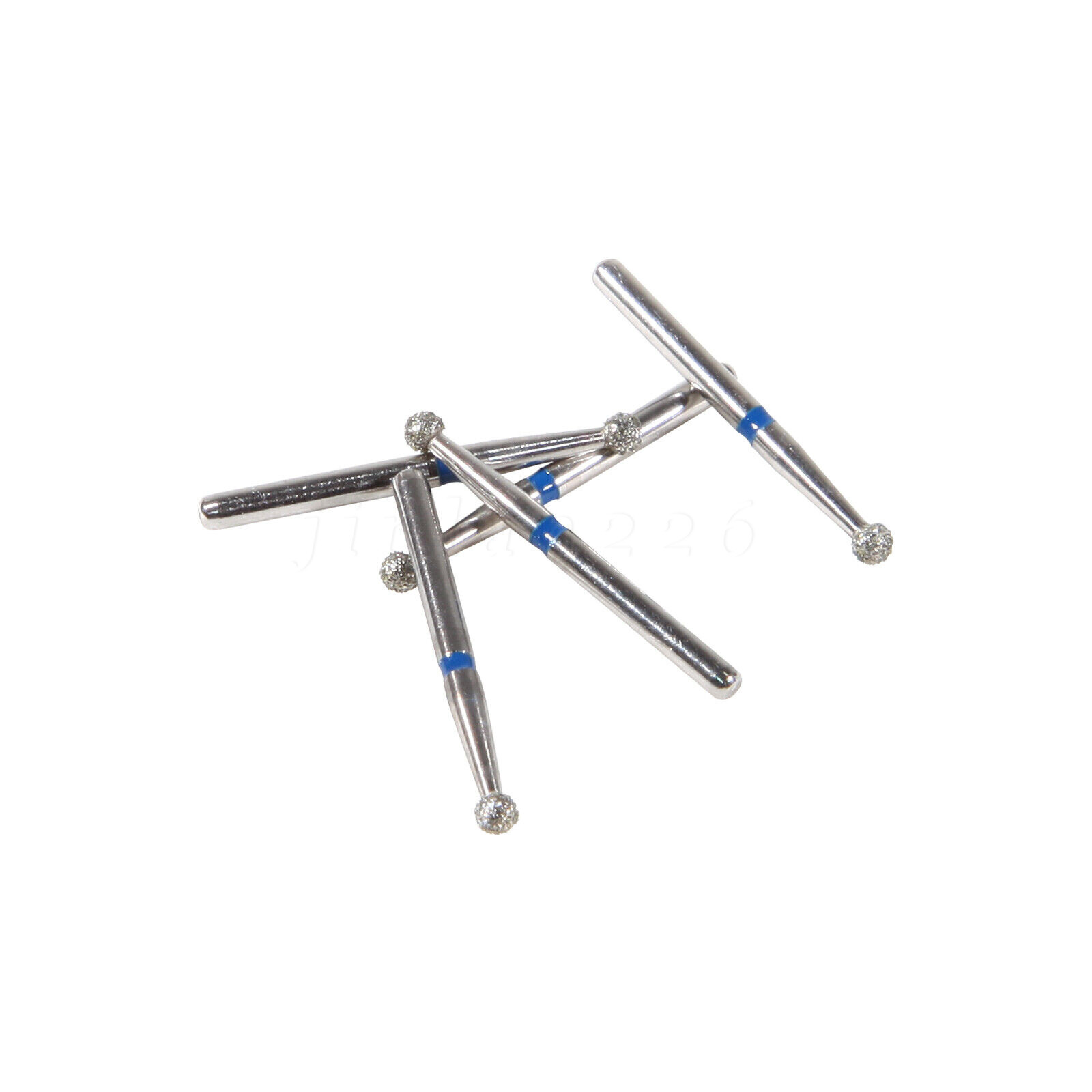 50 pcs Dental Diamond Ball Round burs Medium FG 1.6mm for High Speed Handpiece