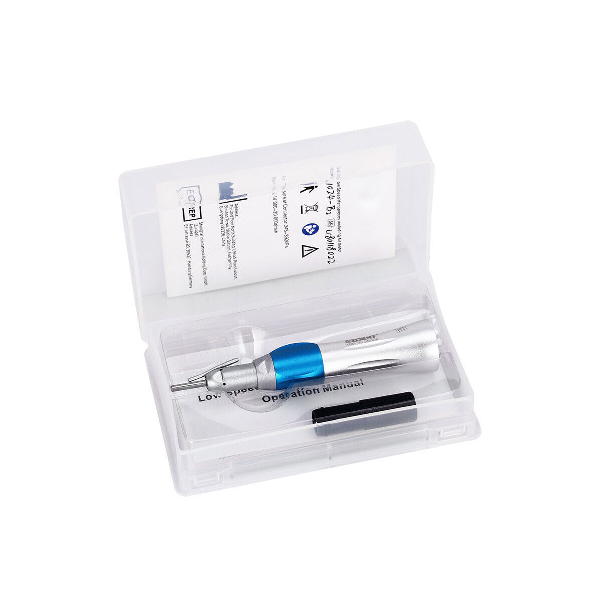 Dental Clinic Surgical Operation Straight Contra Angle 1:1 Low Speed Handpiece
