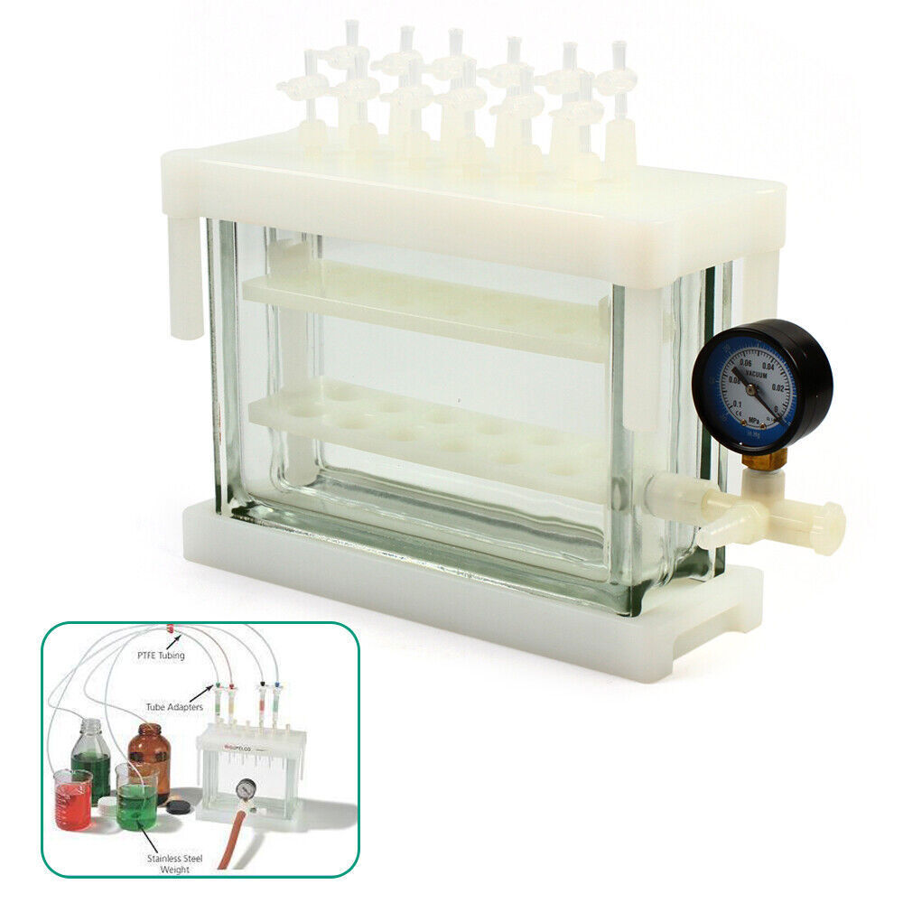 New 12 Position solid phase extraction vacuum SPE manifold e For Lab areas