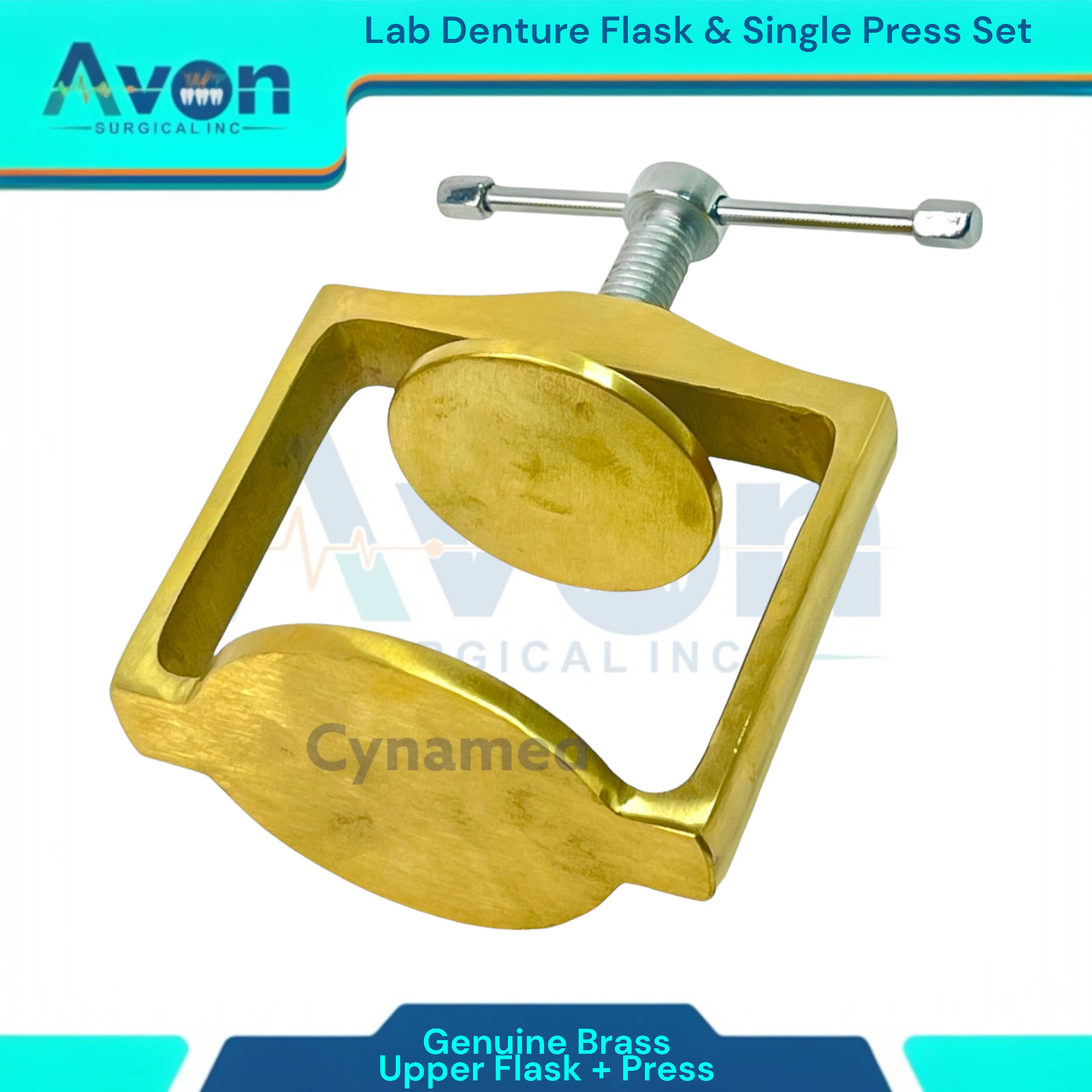 2 Pack | Single Denture Flask Press + Upper Flask – Lab Dental Partial Work