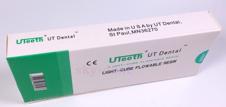 UTeeth Dental Composite Resin Flowable Light Cure Flow A1 A2 A3 Bonding Adhesive