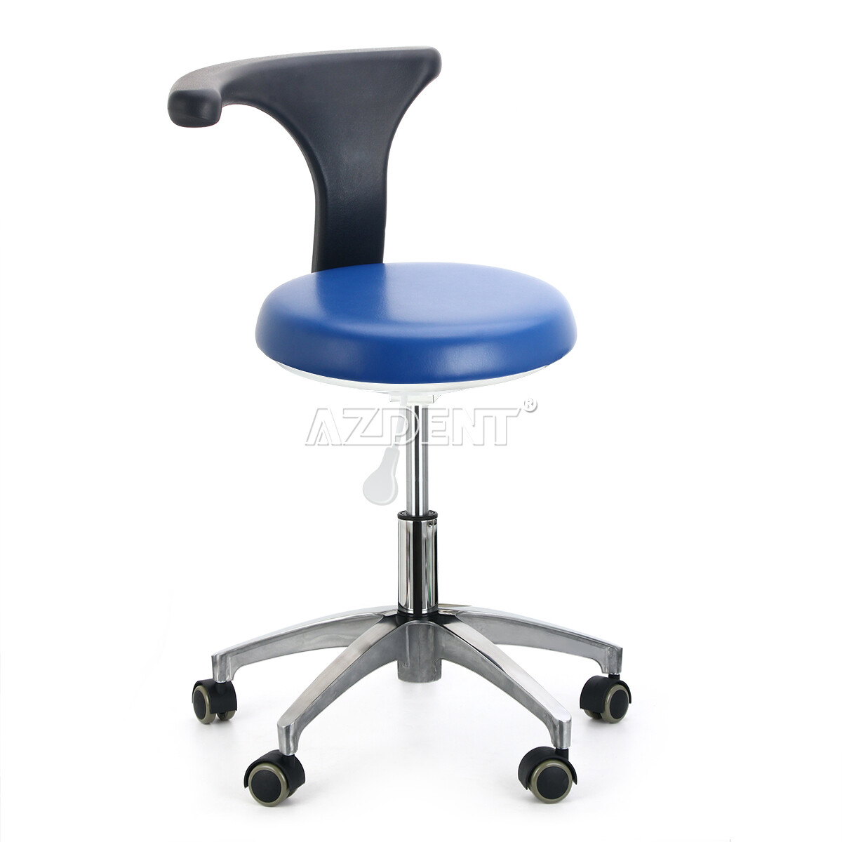 3-Layer Dental Mobile Trolley Cart Built-in Socket /Doctor Assistant Stool