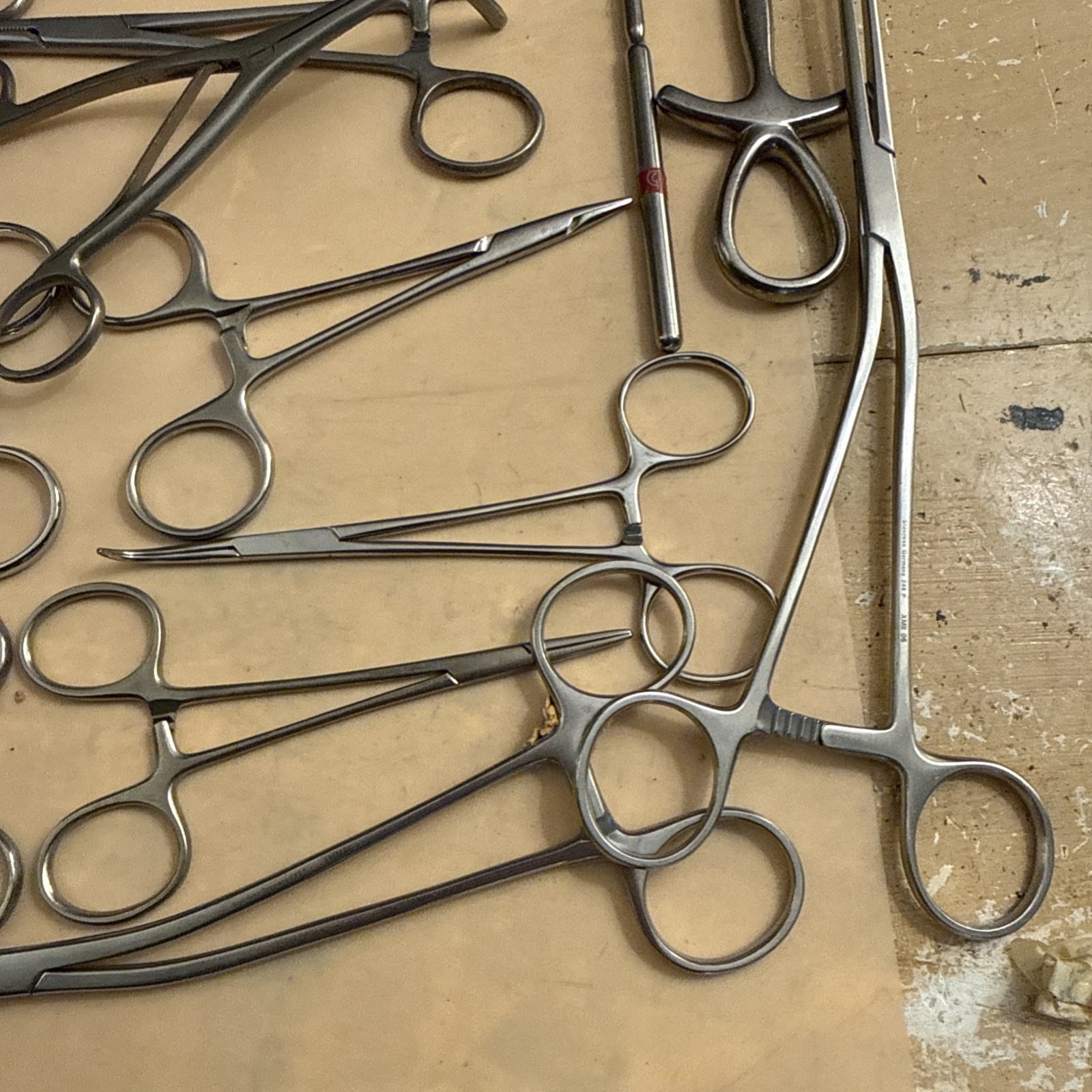 40 Surgical Needle Holder Forceps Various Stainless Curved Straight German